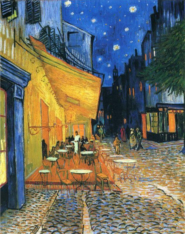 'Café Terrace at Night' Van Gogh Graphic Hoodie