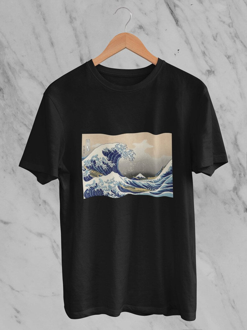 'The Great Wave Off Kanagawa' Hokusai Graphic Tee