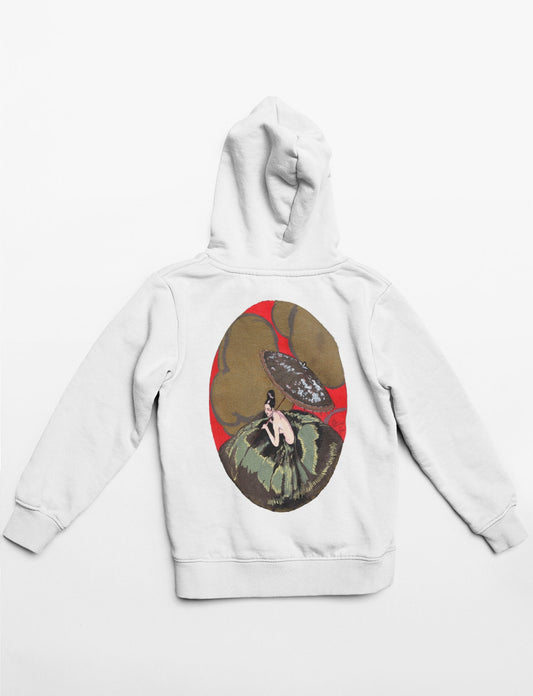 'Lady with Parasol' Graphic Hoodie