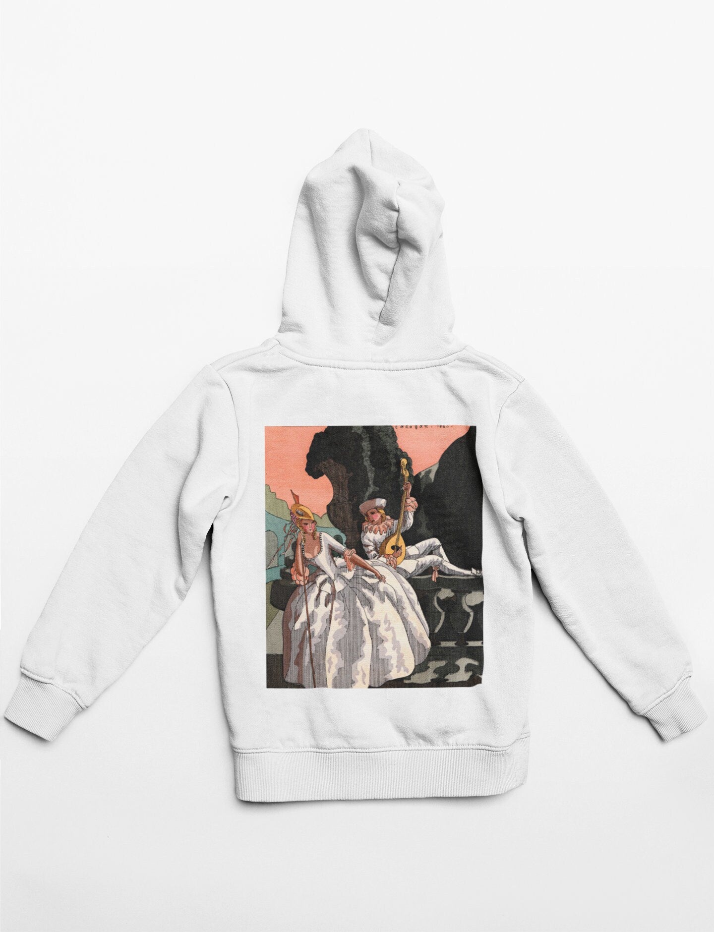 'Lady being Serenaded' Graphic Hoodie