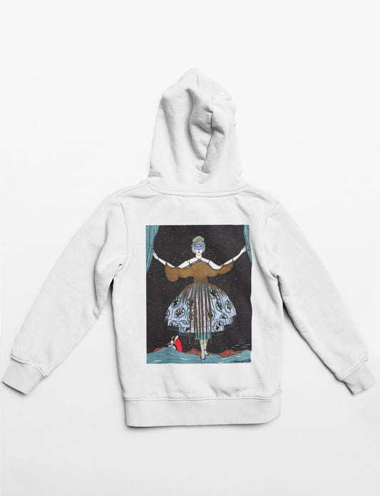 'Lady at Masquerade' Graphic Hoodie