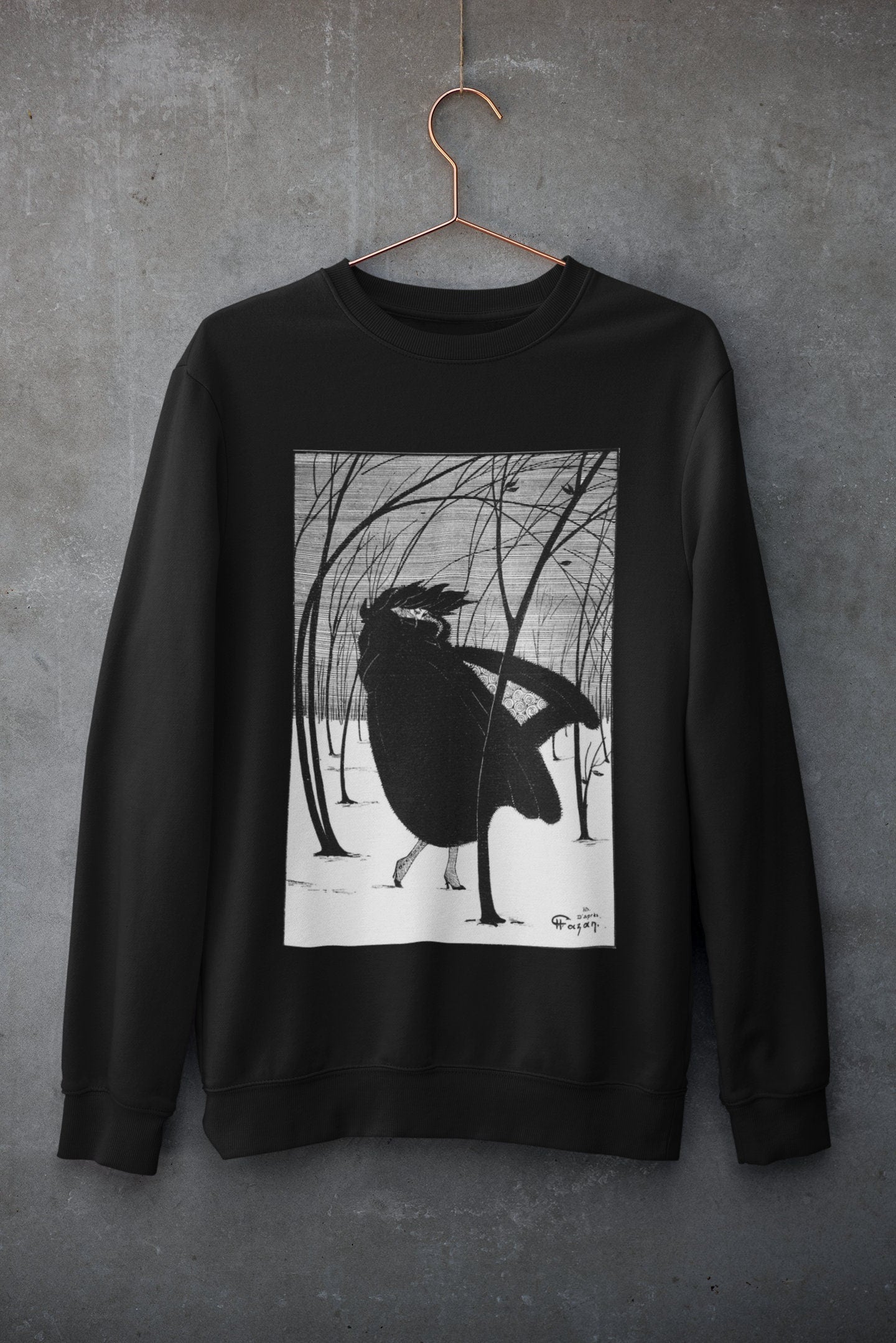 'Winter Lady' Graphic Sweater