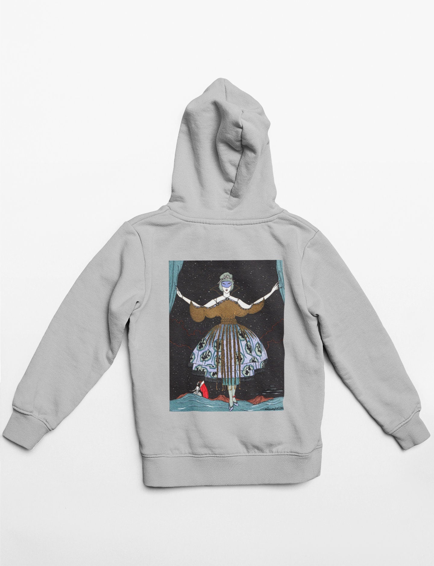 'Lady at Masquerade' Graphic Hoodie