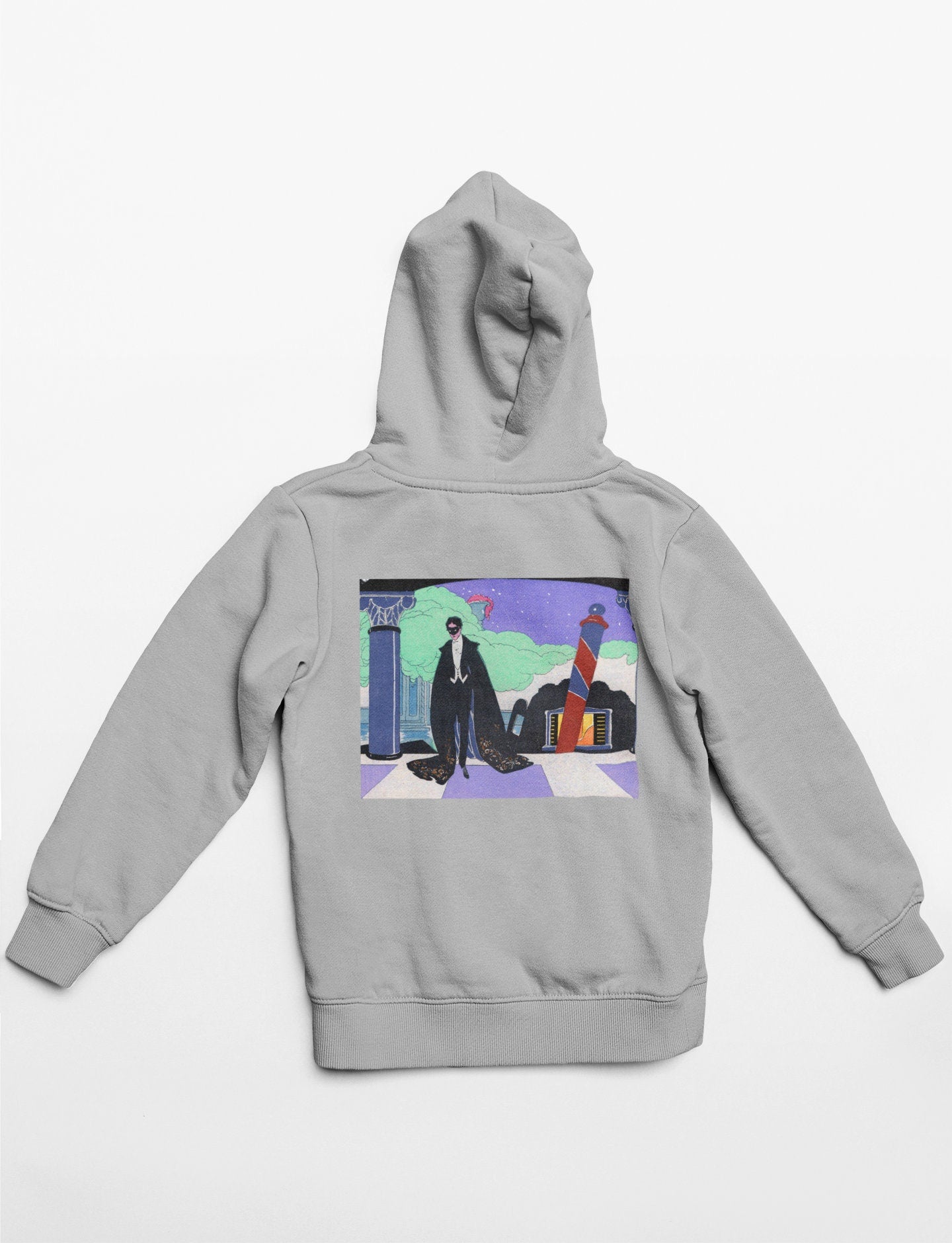 'Man in Mask' Graphic Hoodie