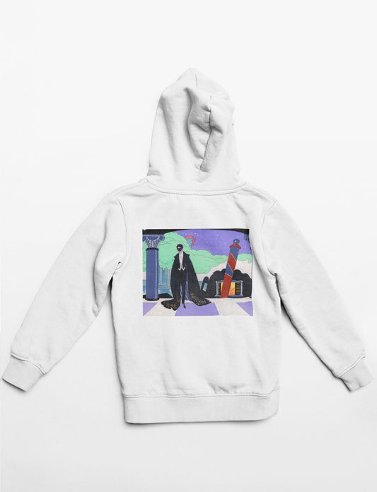 'Man in Mask' Graphic Hoodie