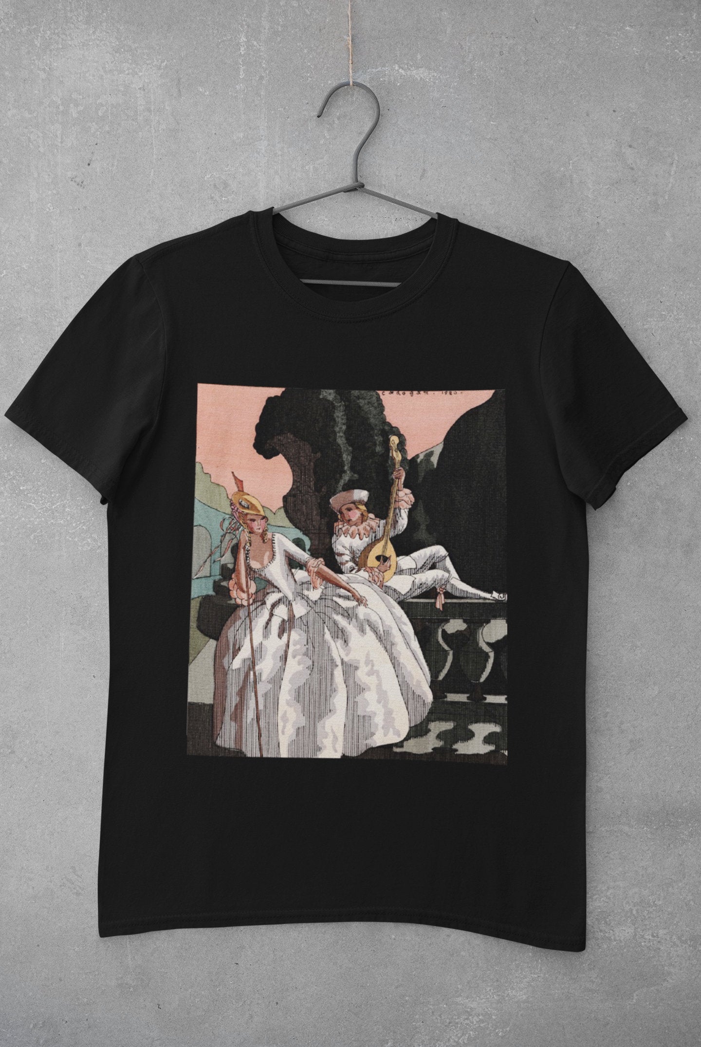 'Lady Being Serenaded' Graphic T-Shirt