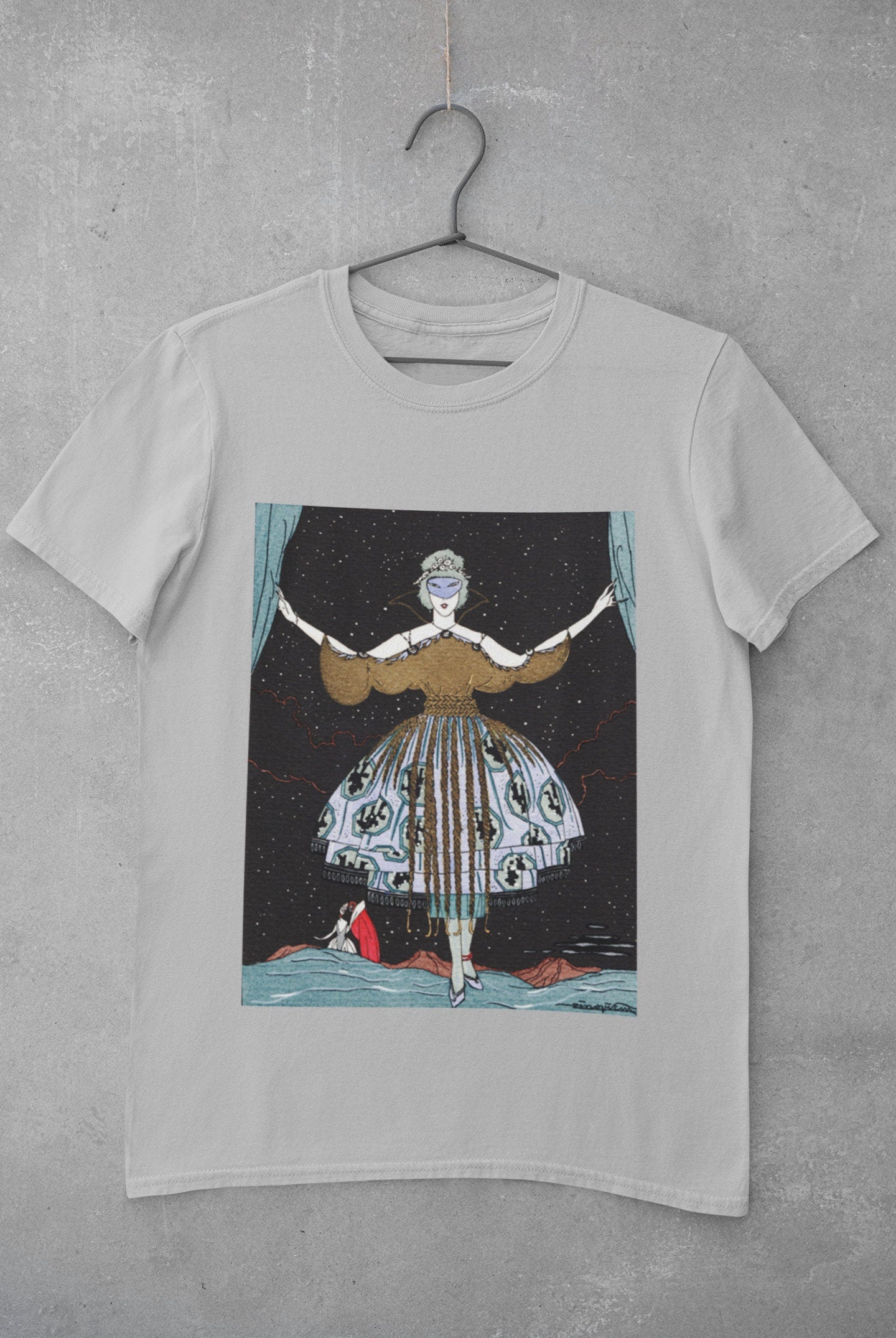 'Lady at Masquerade' Graphic T-Shirt