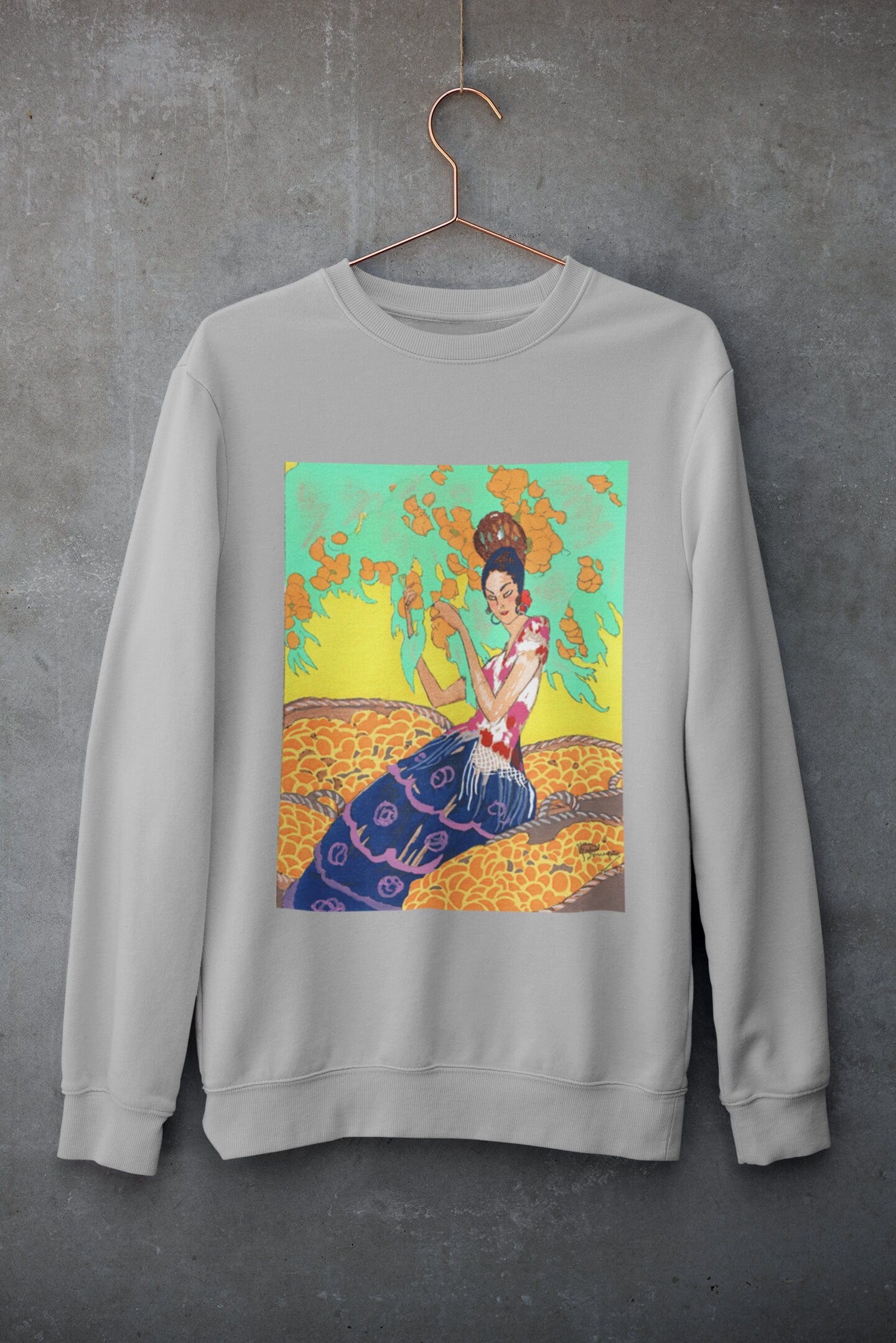 'Lady with Lemons' Graphic Sweater