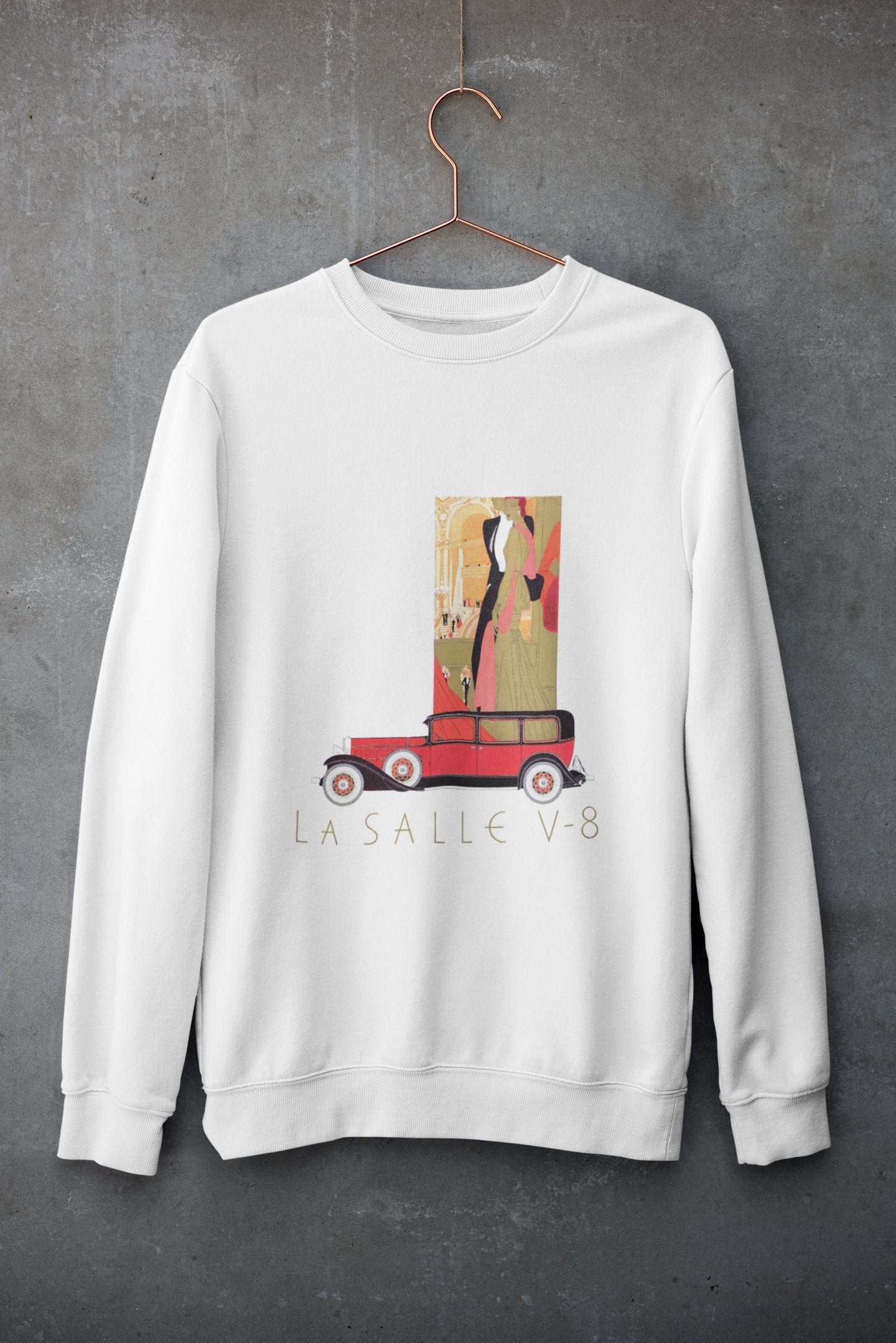 'Cadillac Collection' Graphic Sweater