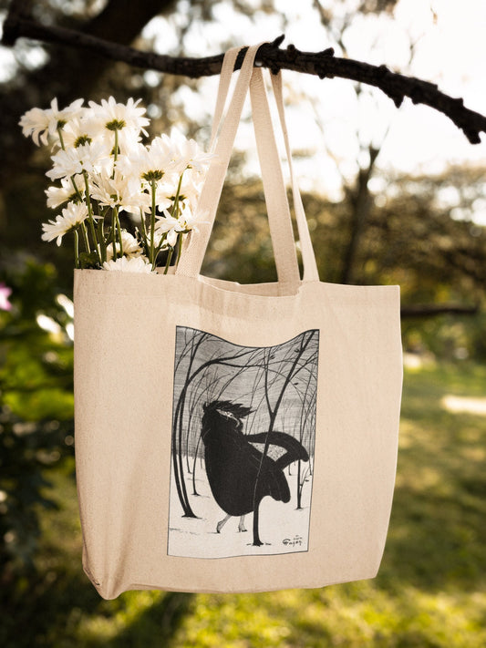 'Winter Lady' Tote Bag