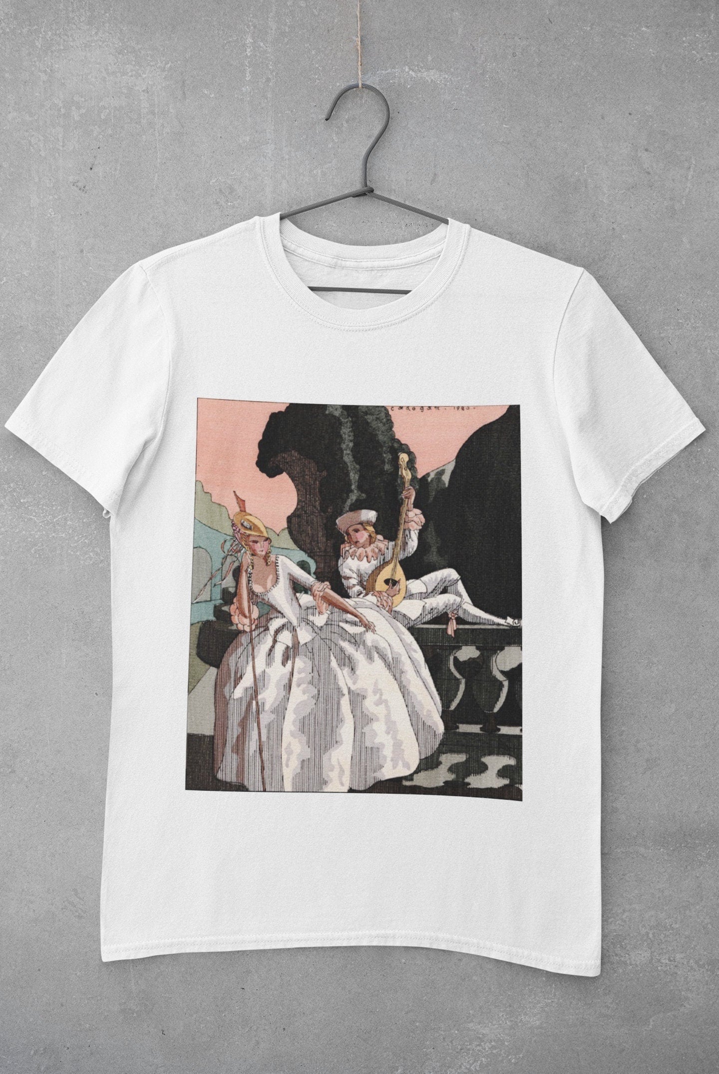 'Lady Being Serenaded' Graphic T-Shirt