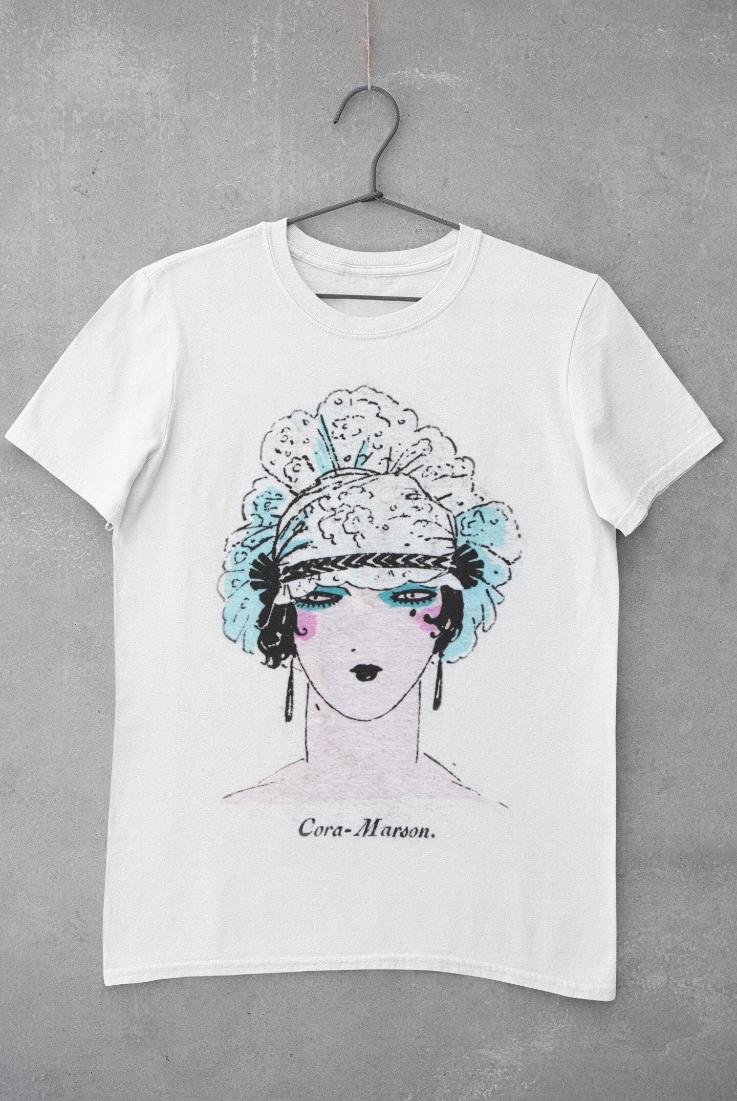 'Blue Lady' Graphic T-Shirt