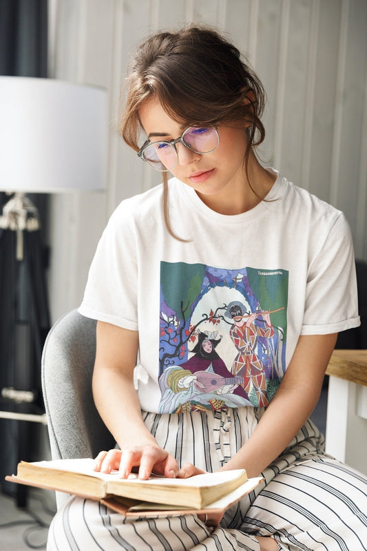 'Couple Playing Music' Graphic T-Shirt