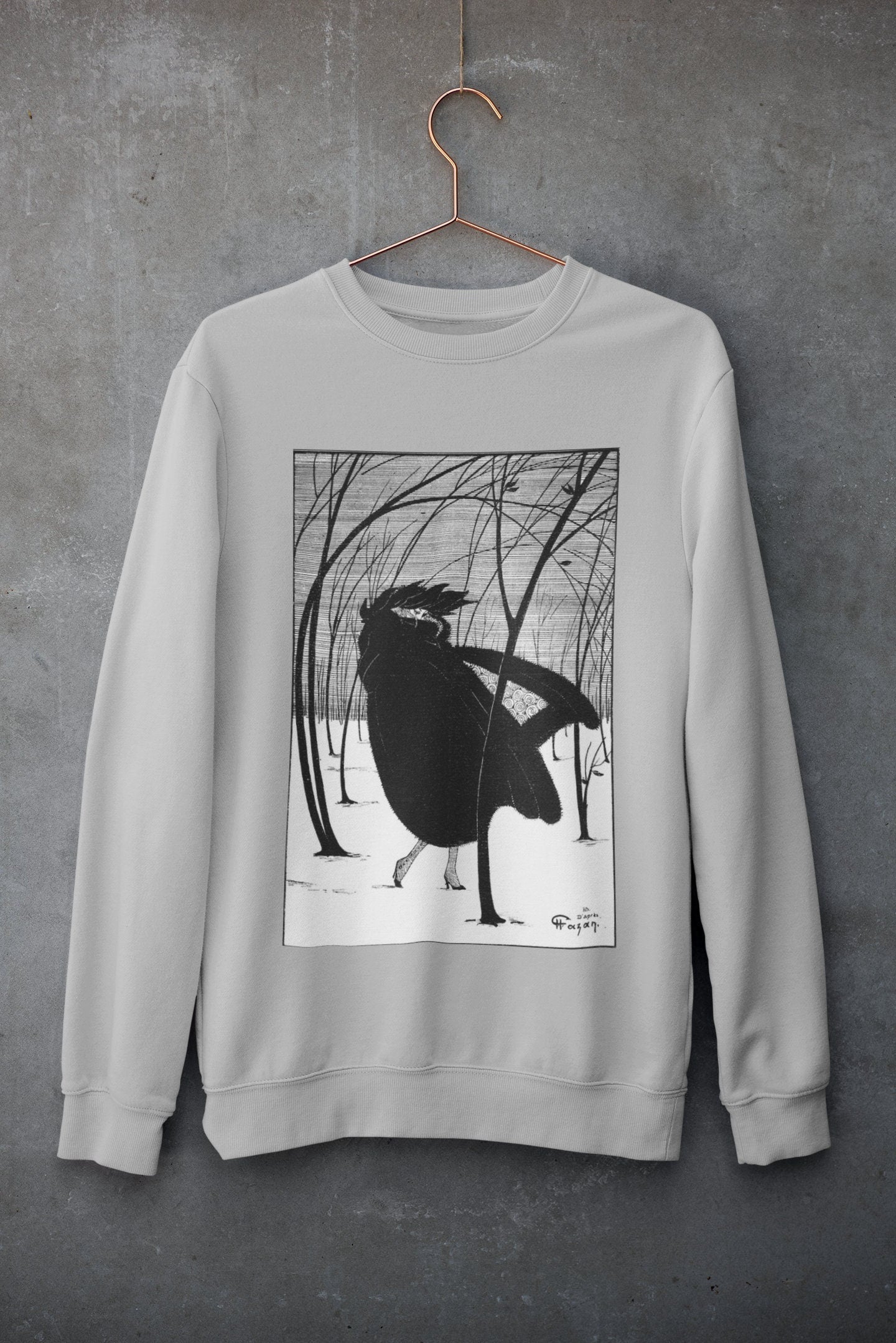 'Winter Lady' Graphic Sweater