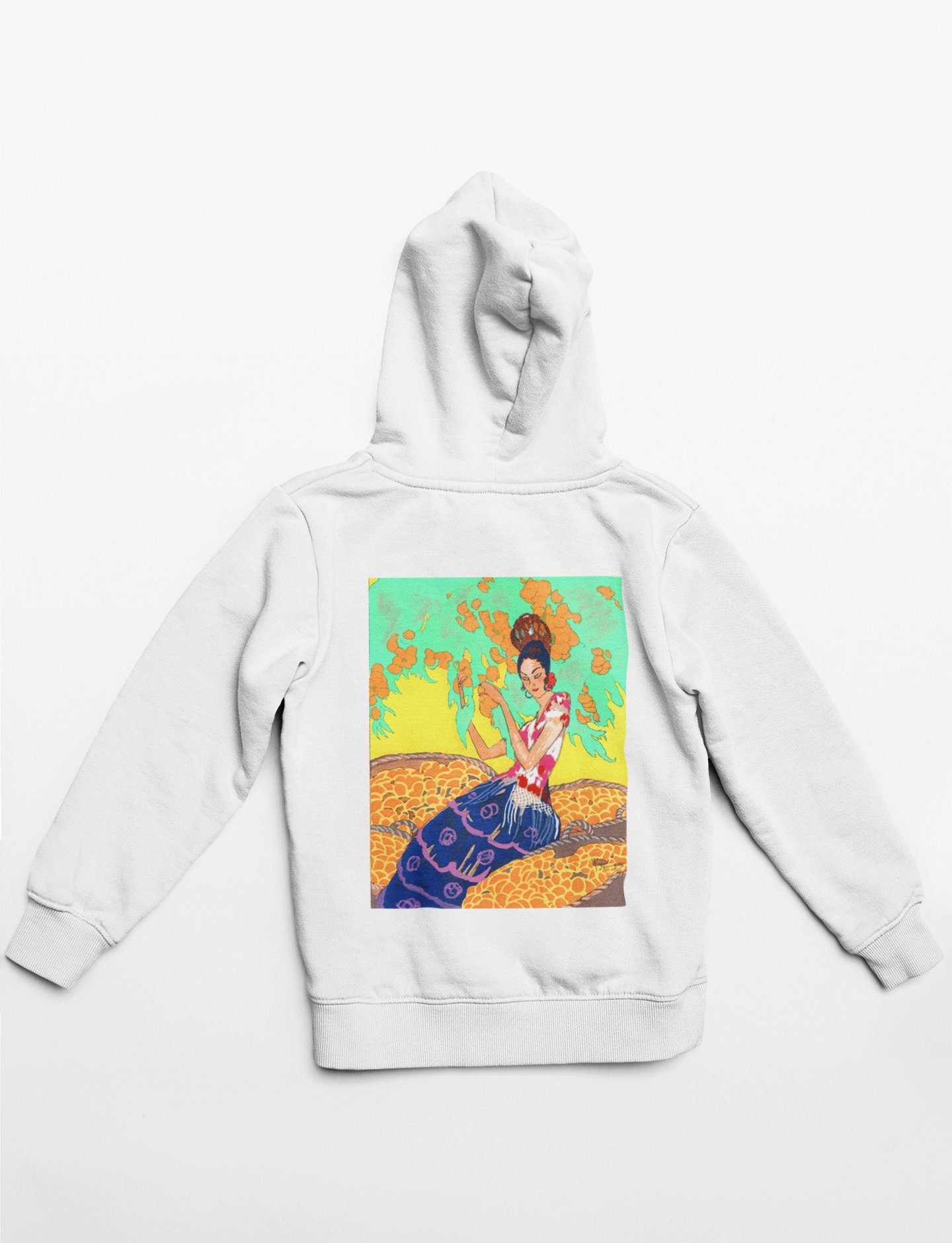 'Lady with Lemons' Graphic Hoodie