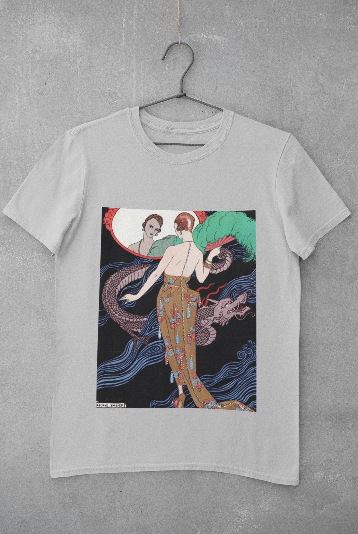 'Lady with Dragon' Graphic T-Shirt