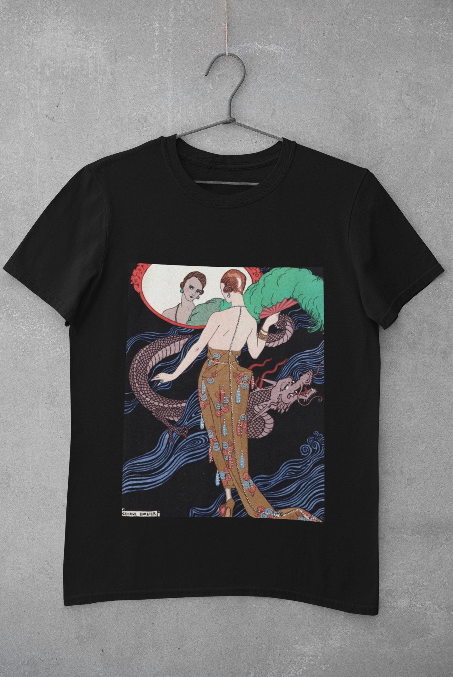 'Lady with Dragon' Graphic T-Shirt