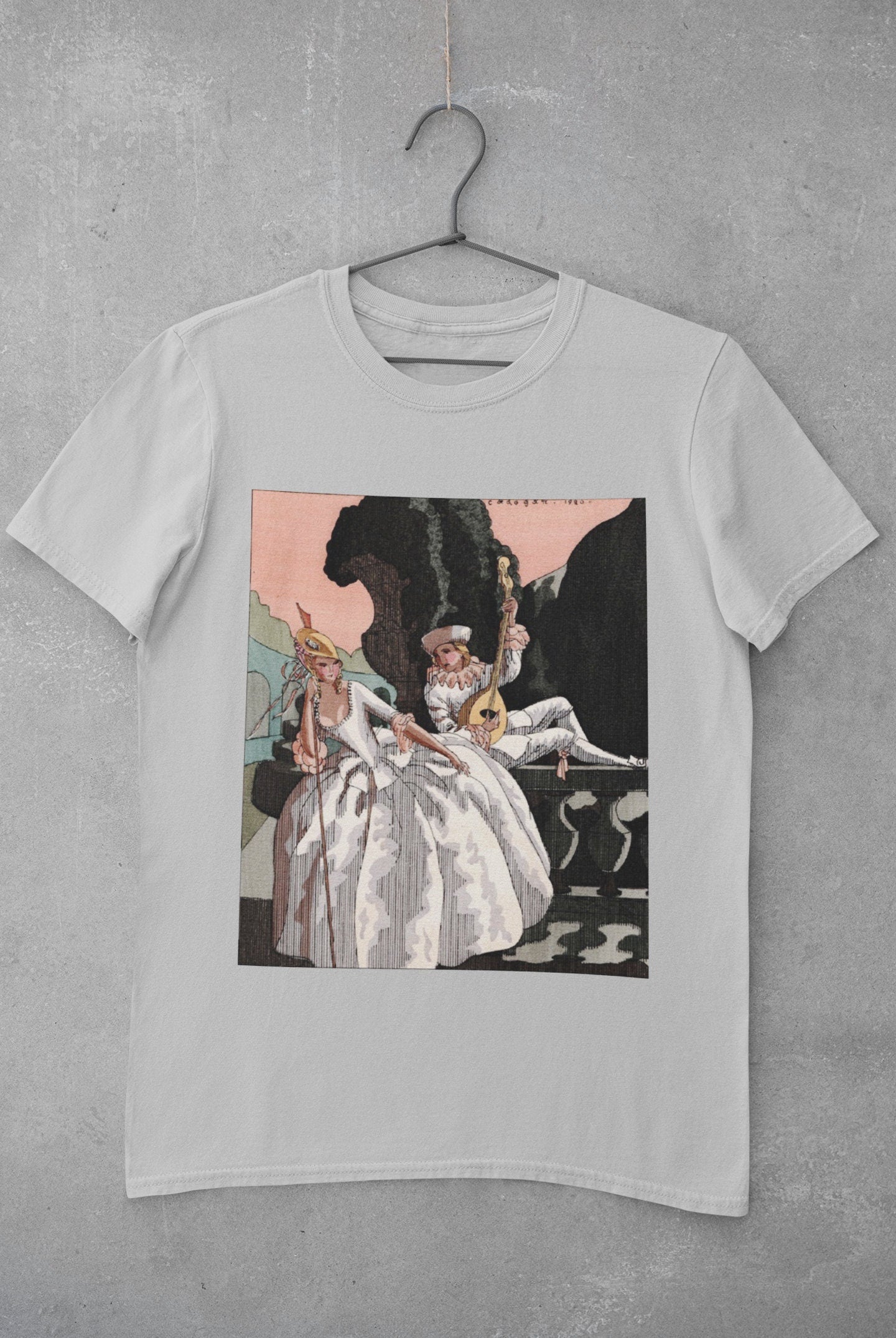 'Lady Being Serenaded' Graphic T-Shirt