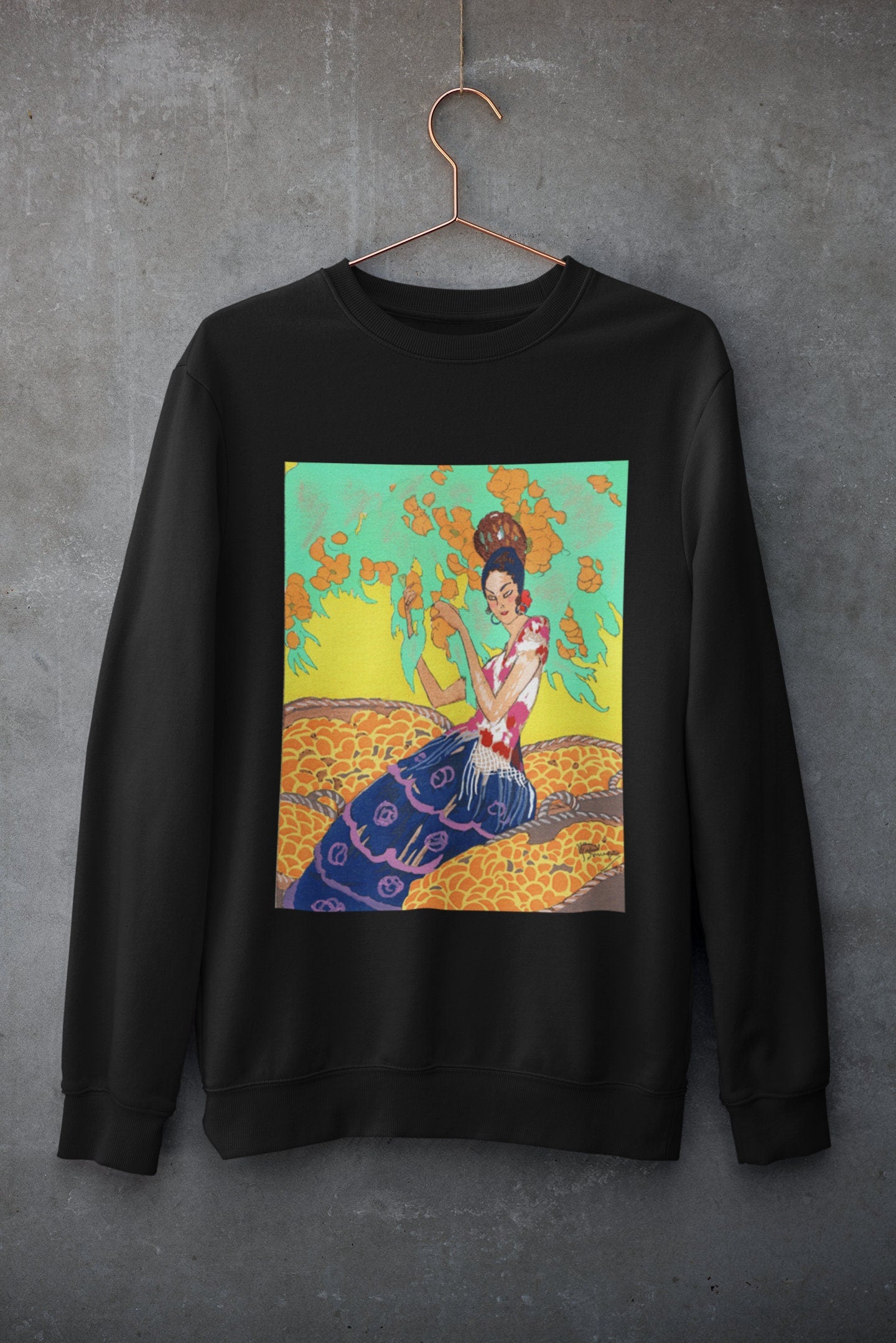 'Lady with Lemons' Graphic Sweater