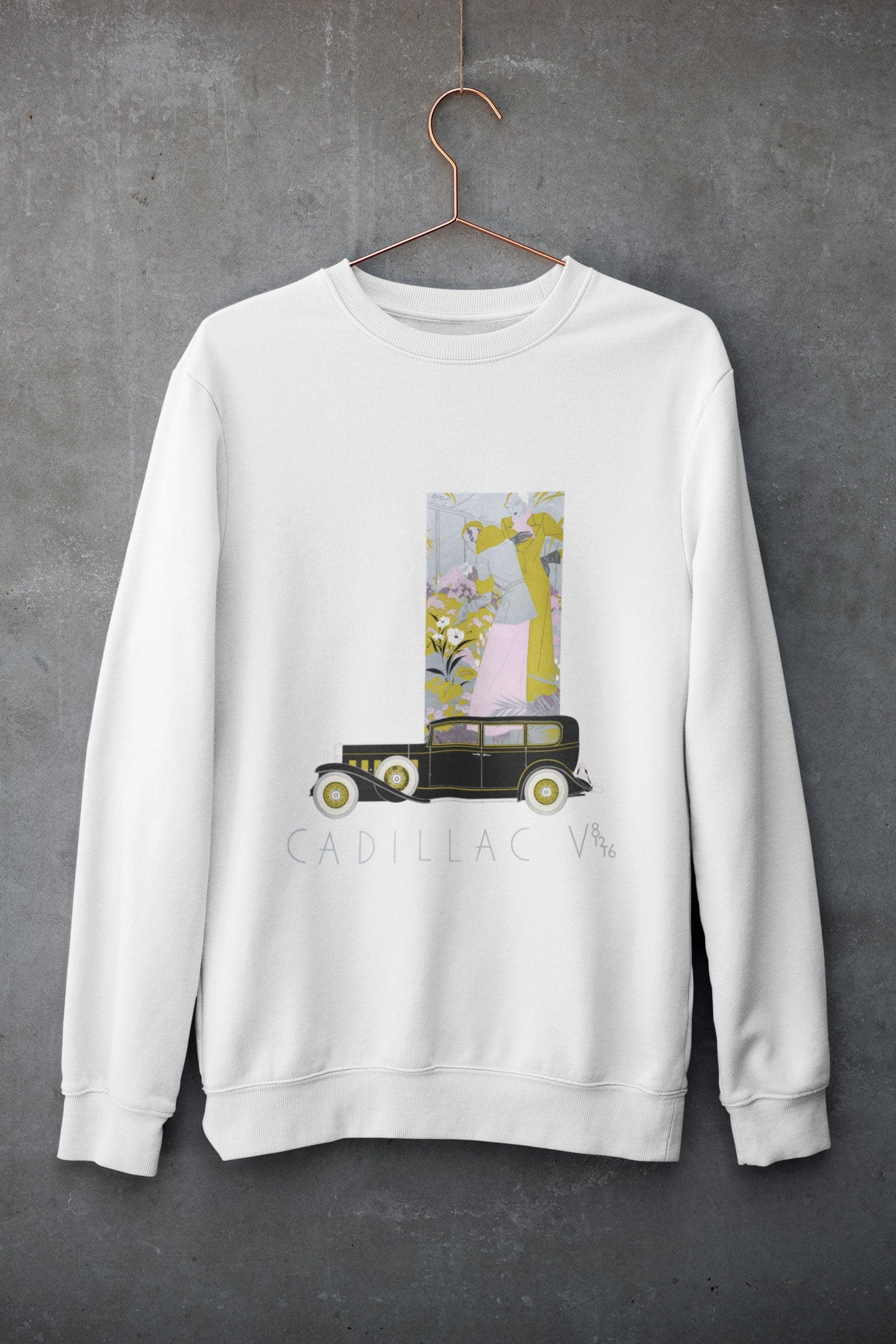 'Cadillac Collection' Graphic Sweater