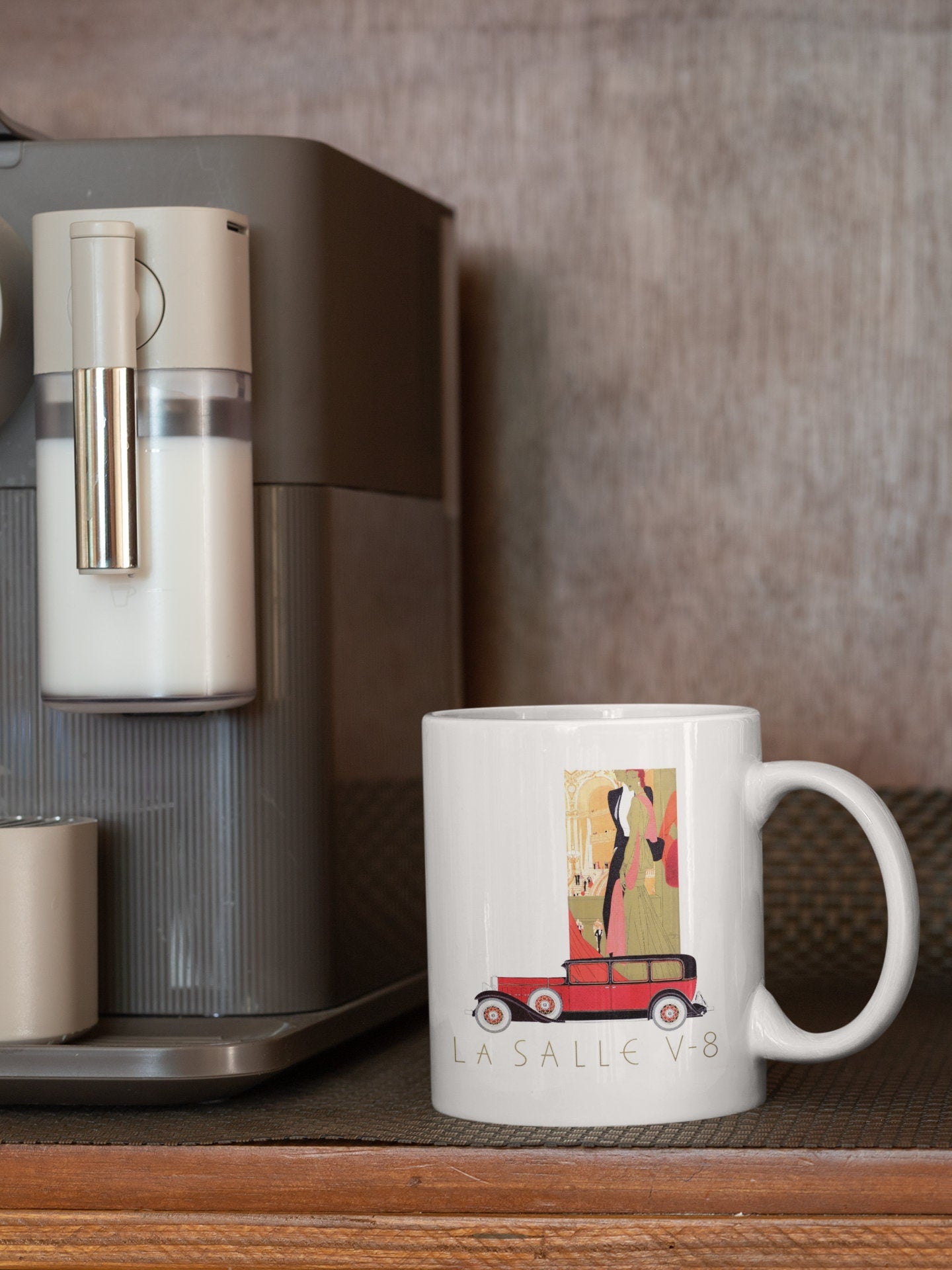 'Cadillac Collection' White Mug