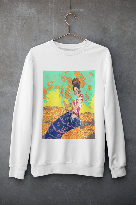 'Lady with Lemons' Graphic Sweater