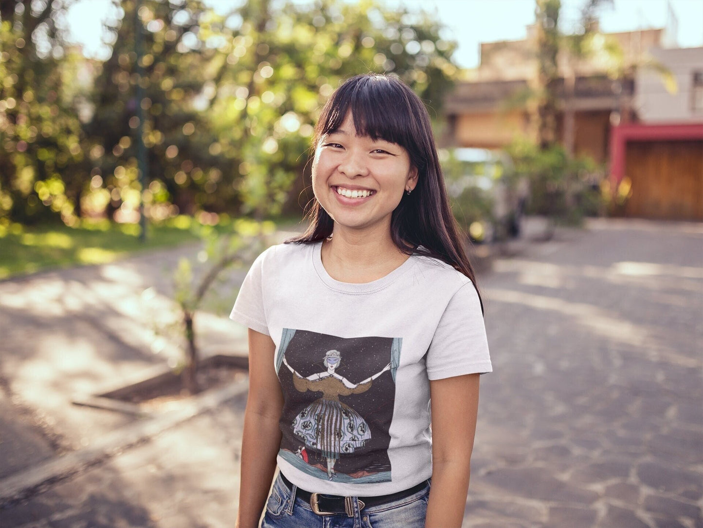 'Lady at Masquerade' Graphic T-Shirt