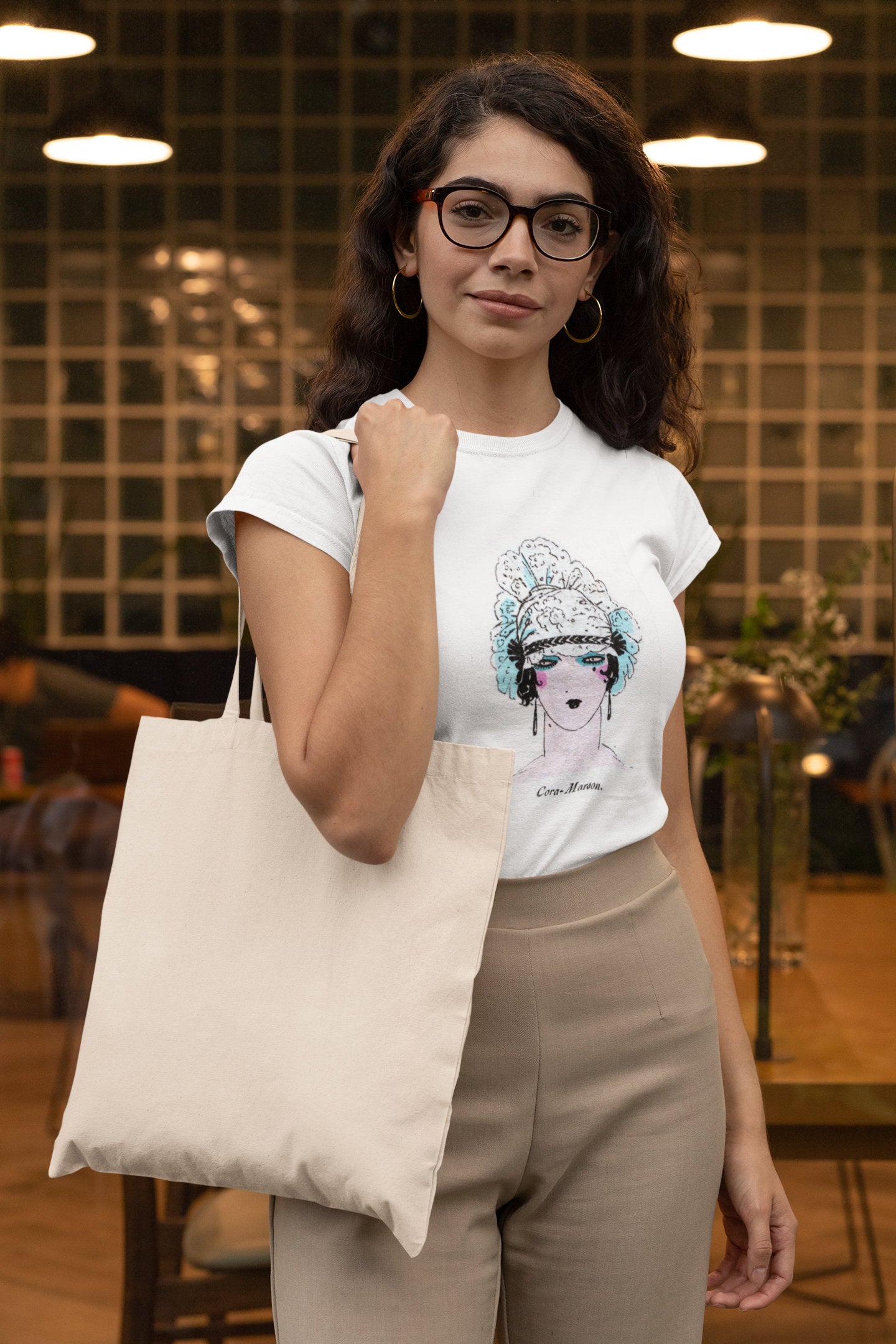 'Blue Lady' Graphic T-Shirt