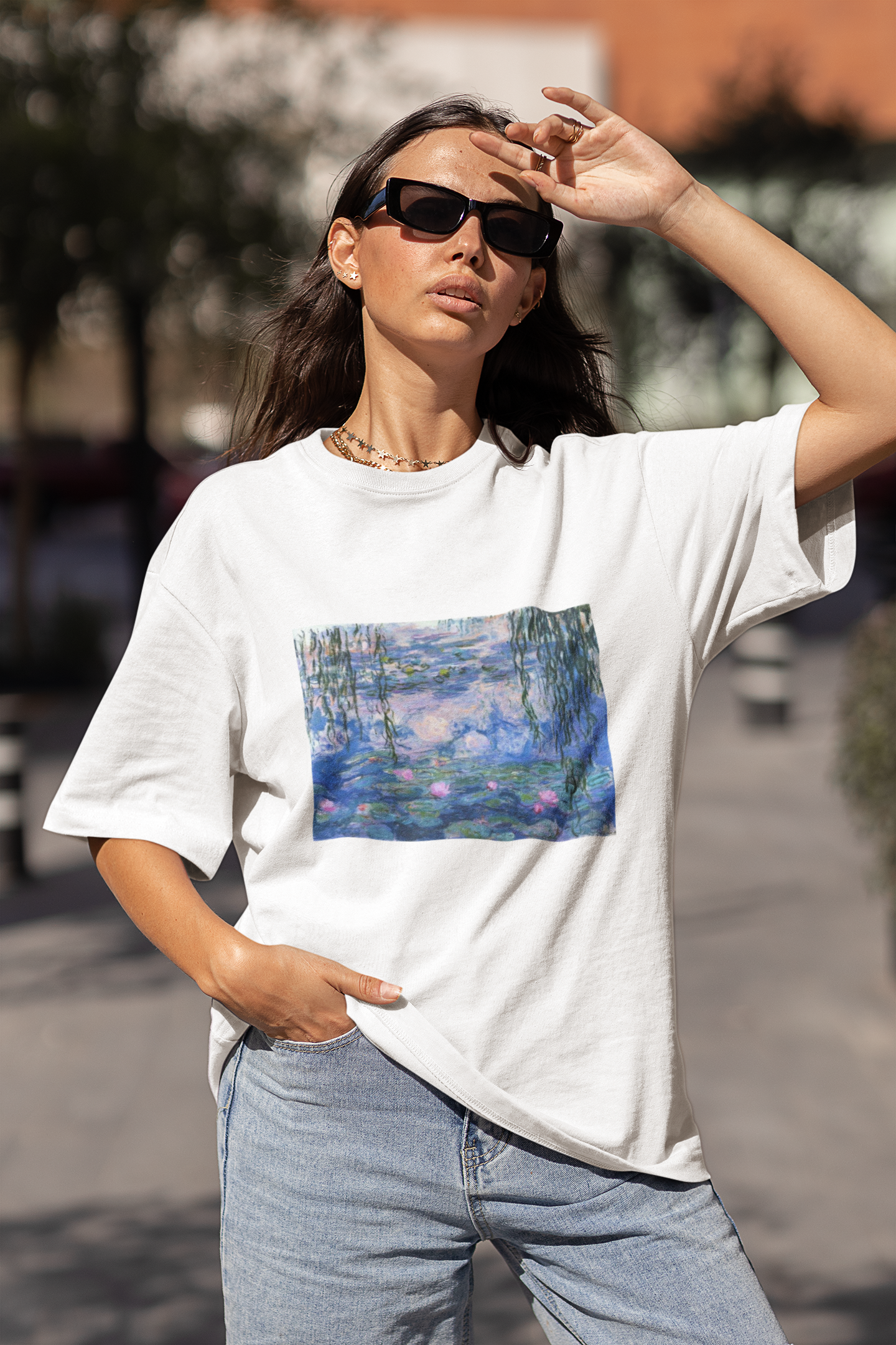 'Water Lilies' Claude Monet Graphic T-Shirt