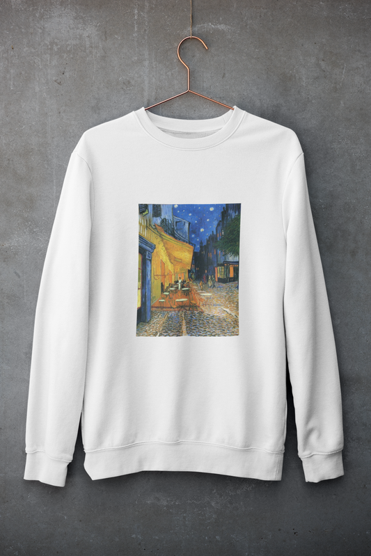 'Cafe Terrace At Night' Van Gogh Graphic Sweater